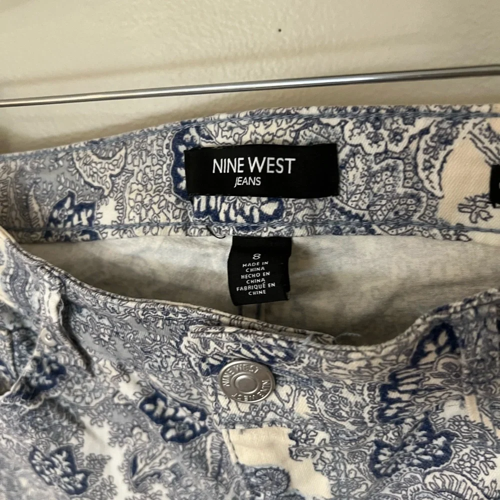 Nine West Paisley Print Jeans - Picture 3 of 5